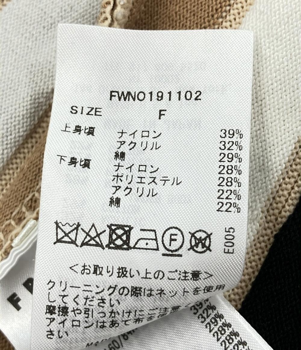 フレイアイ・ディー 長袖ニットワンピース レディース SIZE F (M) FRAY I.D