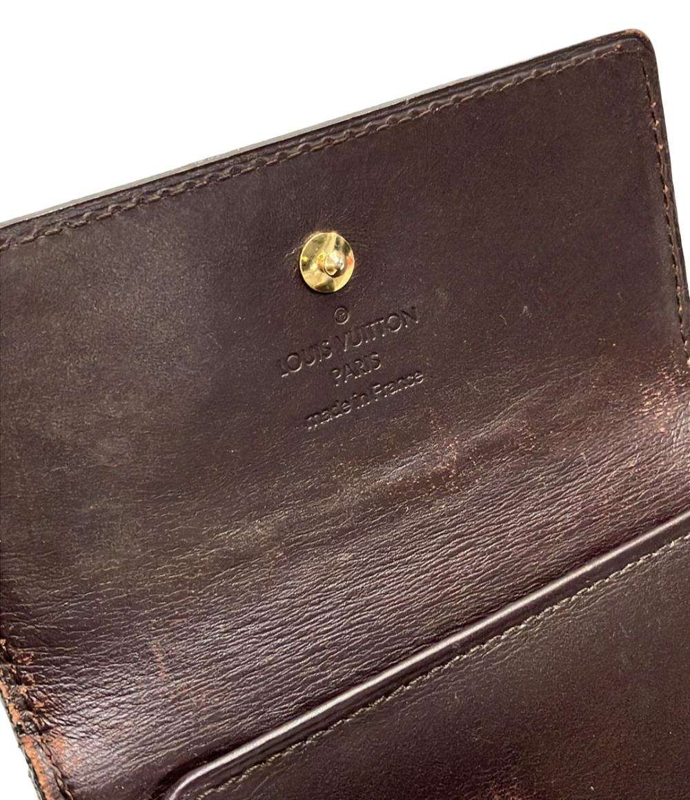 LOUIS VUITTON Wホック二つ折り財布 ポルトモネ ビエ カルトクレディ ヴェルニ M93523 レディース ルイ・ヴィトン