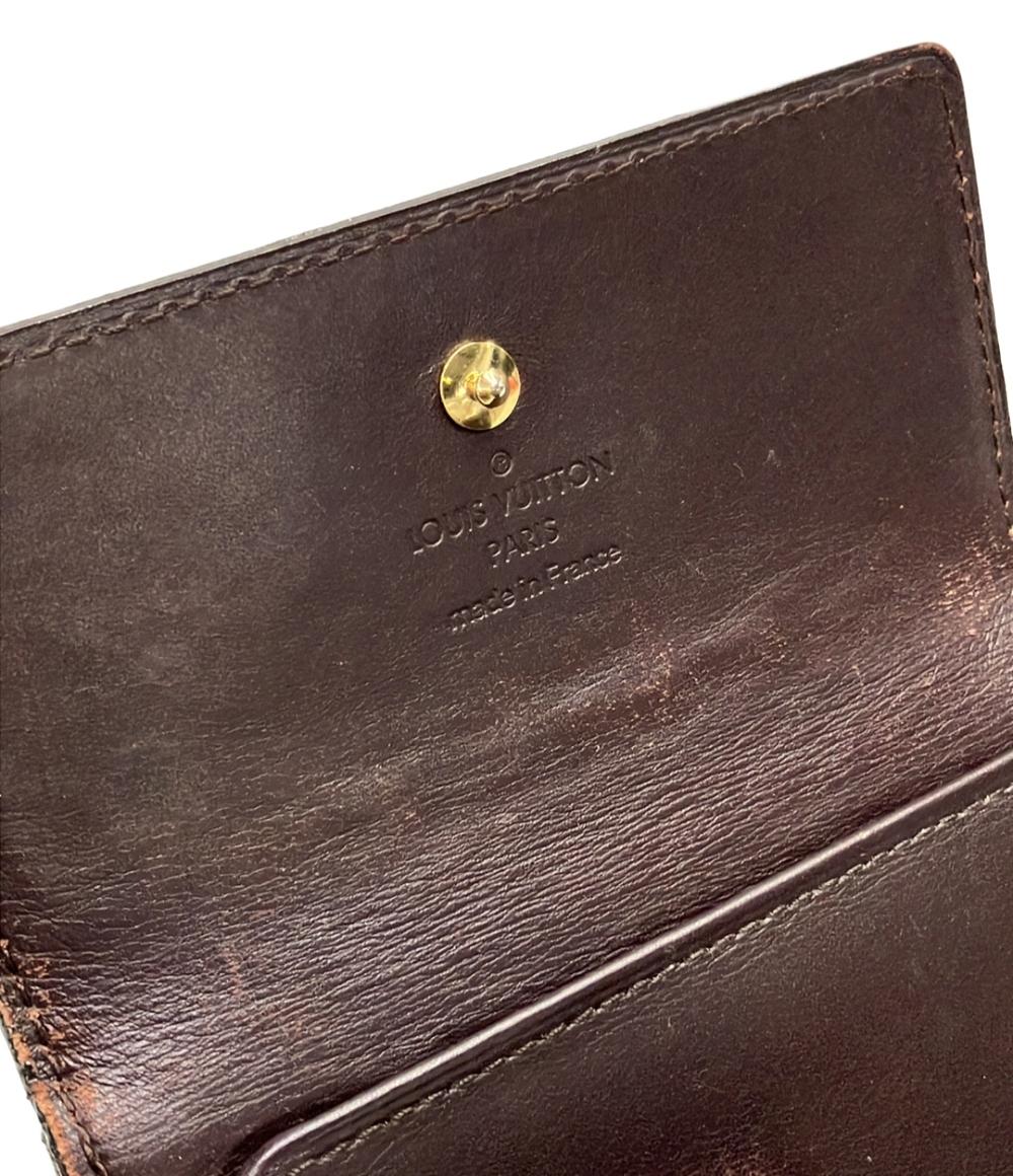 LOUIS VUITTON Wホック二つ折り財布 ポルトモネ ビエ カルトクレディ ヴェルニ M93523 レディース ルイ・ヴィトン