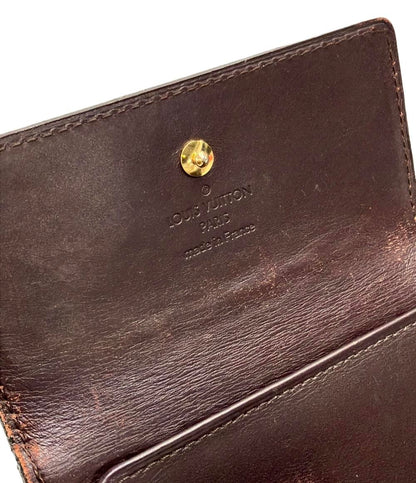 LOUIS VUITTON Wホック二つ折り財布 ポルトモネ ビエ カルトクレディ ヴェルニ M93523 レディース ルイ・ヴィトン