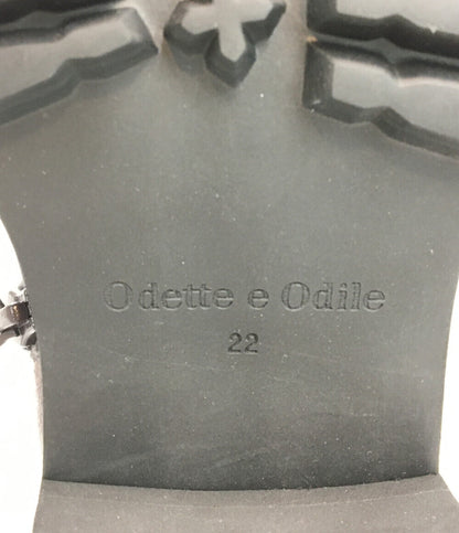 美品 ショートブーツ サイドジップ      レディース SIZE 22 (XS以下) odette e odile