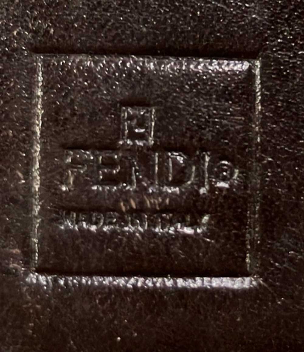 FENDI ダブルホック 二つ折り財布 ズッカ レディース フェンディ