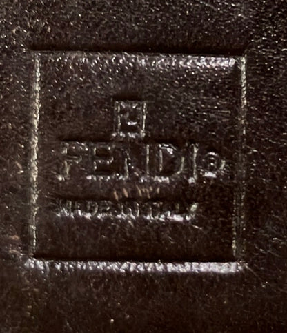 FENDI ダブルホック 二つ折り財布 ズッカ レディース フェンディ