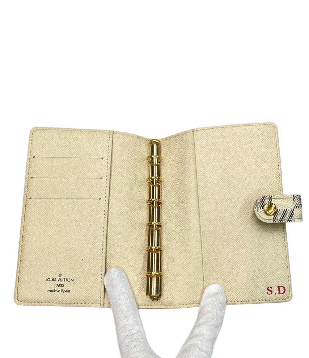 訳あり LOUIS VUITTON 手帳カバー アジェンダPM ダミエグラファイト