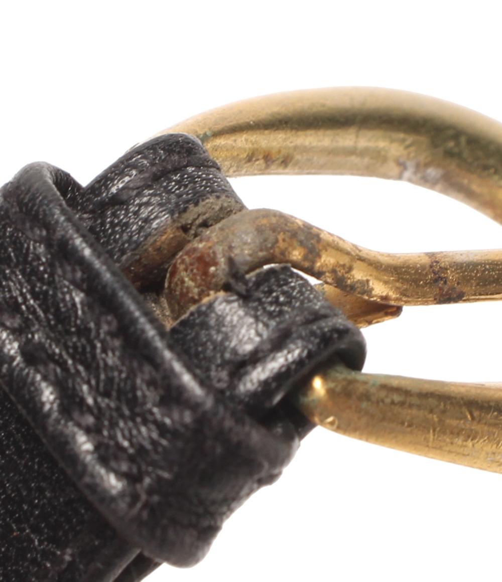 CHANEL レザー チェーンベルト COCO COIN ゴールド金具 レディース シャネル