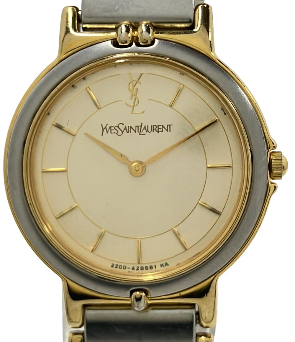 イヴ・サンローラン 腕時計 クオーツ ゴールド 2200-228481 レディース YVES SAINT LAURENT