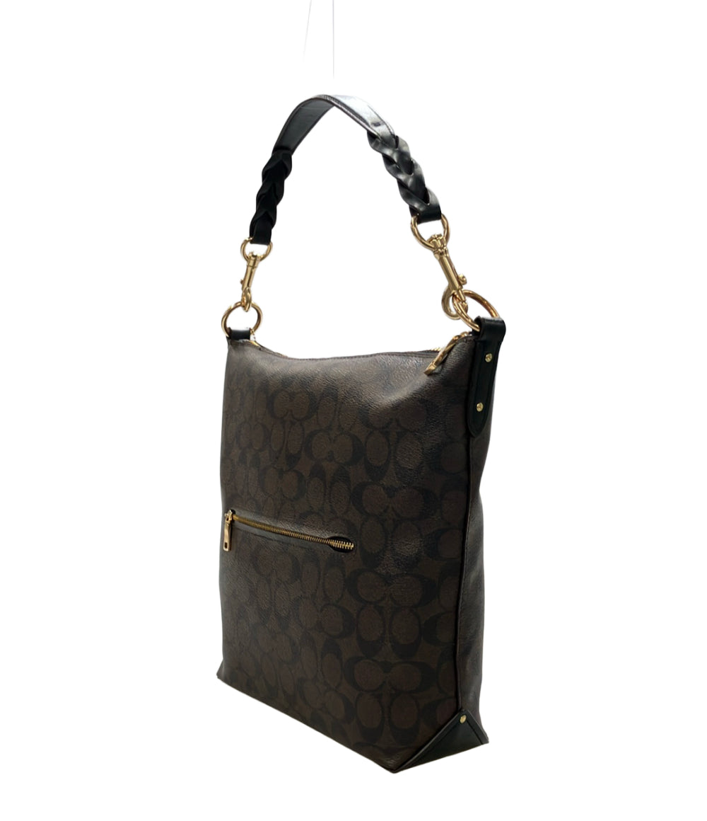 美品 COACH 2way ショルダーバッグ 肩掛け 斜め掛け シグネチャー F31477 レディース コーチ