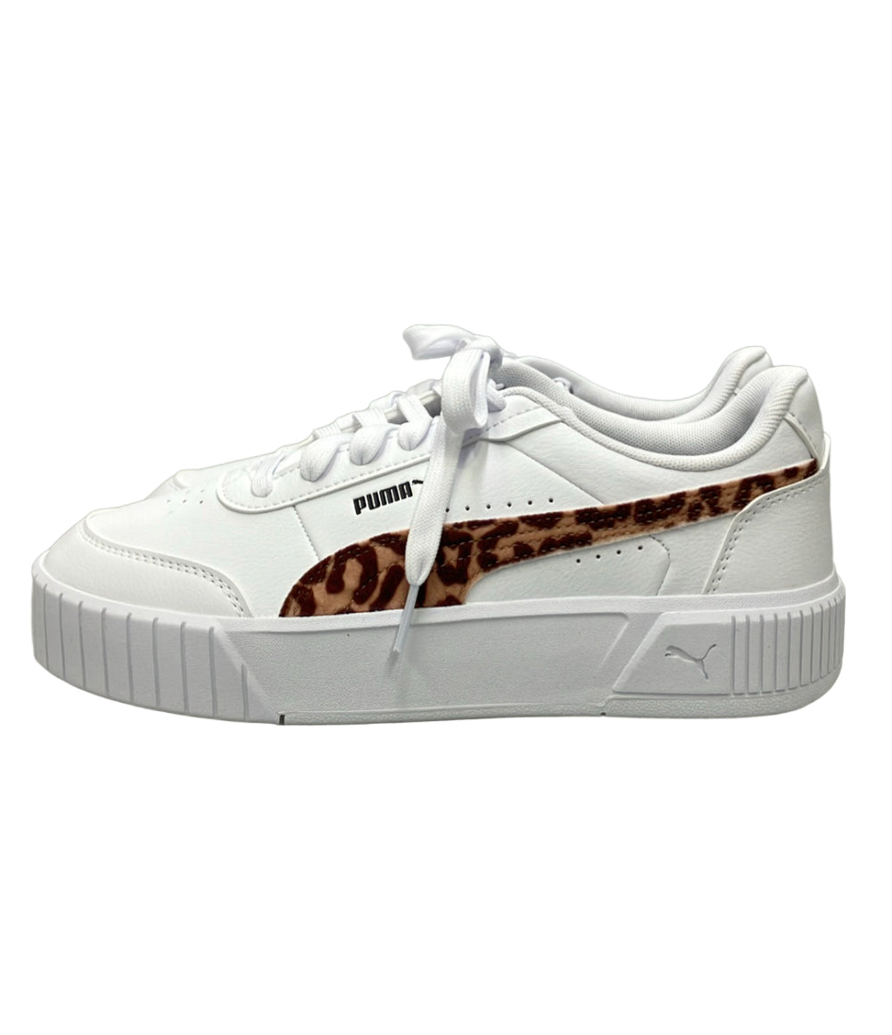 美品 PUMA ローカットスニーカー キャリーナ ミア レオ 2 407394-01 レディース SIZE 24.5 プーマ