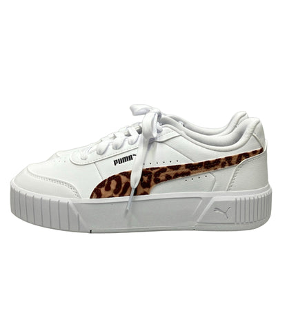 美品 PUMA ローカットスニーカー キャリーナ ミア レオ 2 407394-01 レディース SIZE 24.5 プーマ