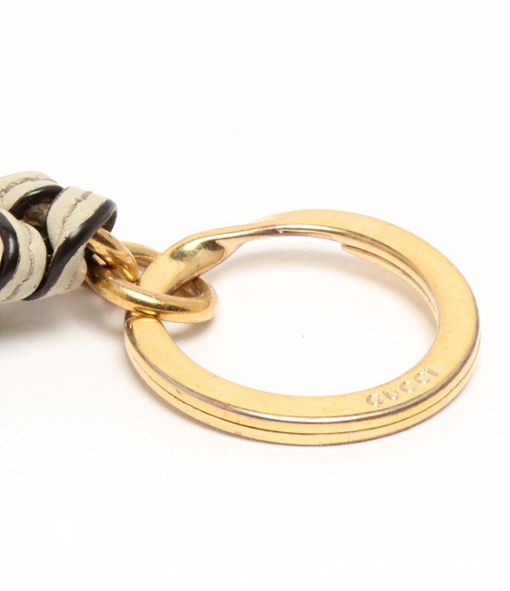 GUCCI チャーム キーリング レザー GG インターロッキング ユニセックス グッチ