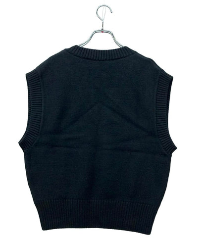 ami alexandre mattiussi ニットベスト ハートロゴ レディース SIZE S アミ アレクサンドル マテュッシ
