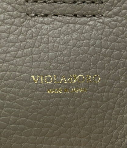 美品 VIOLAd'ORO ハンドバッグ ショルダーバッグ 2WAY 斜め掛け レザー レディース ヴィオラドーロ