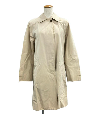 バーバリーブルーレーベル ステンカラーコート チェック レディース SIZE 38 (M) BURBERRY BLUE LABEL