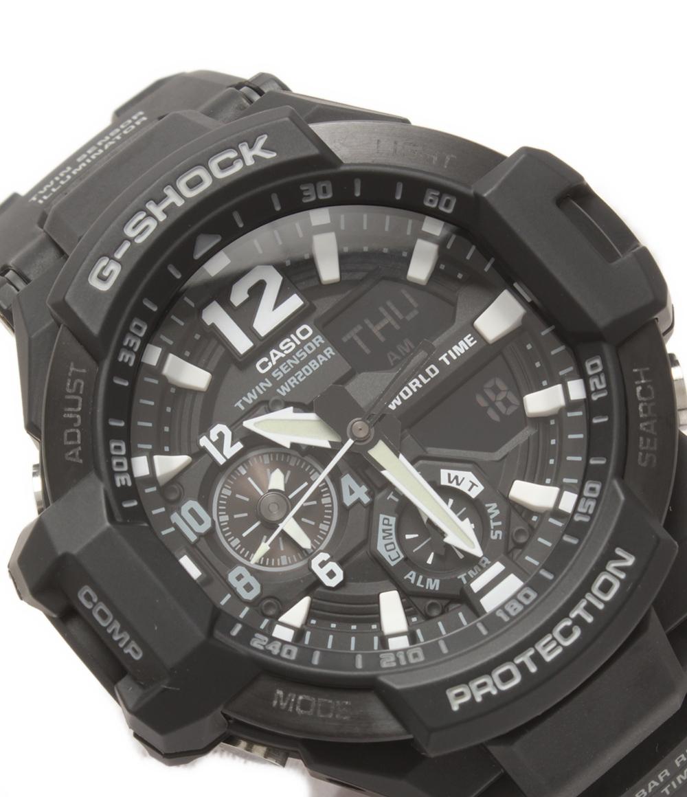 極美品 G-SHOCK GA-1100 スカイコックピット ブラック 反転液晶 カシオ Gショック CASIO G-SHOCK GA-1100-1AJF ｜ NEEL