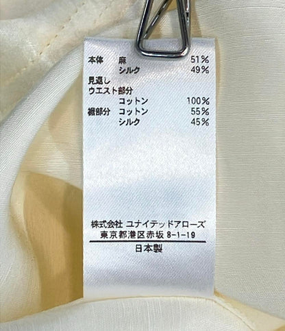 BLAMINK シルクリネンラップスカート レディース SIZE 38 ブラミンク