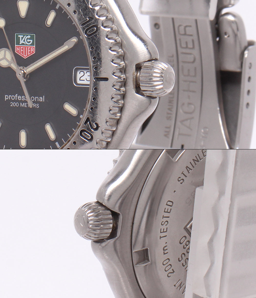 TAG HEUER 腕時計 セル S/el プロフェッショナル 200M クオーツ ブラック WG1114-K0 メンズ タグホイヤー