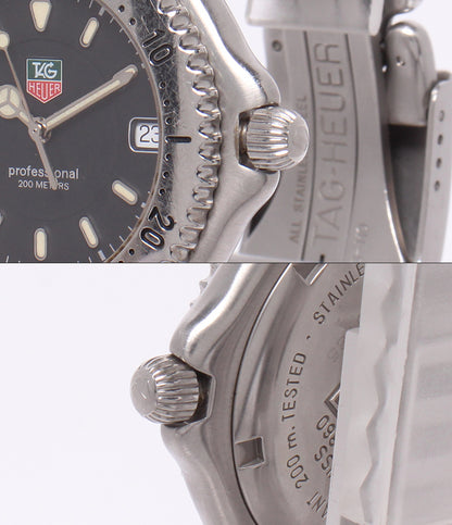TAG HEUER 腕時計 セル S/el プロフェッショナル 200M クオーツ ブラック WG1114-K0 メンズ タグホイヤー