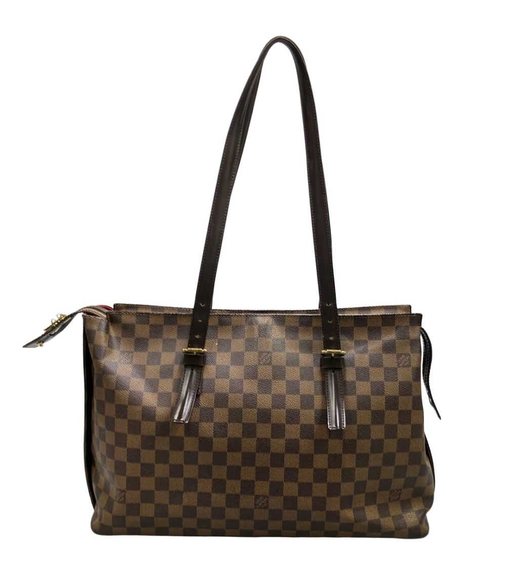 訳あり LOUIS VUITTON トートバッグ チェルシー ダミエ N51119