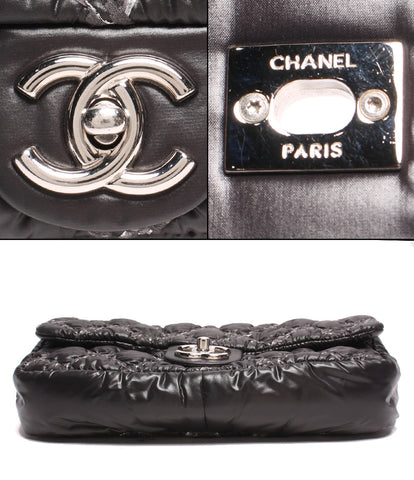 シャネル  チェーンレザーショルダーバッグ ココマーク シルバー金具 パリビザンス     レディース   CHANEL