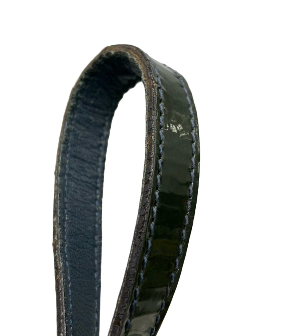 Salvatore Ferragamo トートバッグ 肩掛け リボン エナメル ヴァラ AB-21 B624 レディース サルヴァトーレフェラガモ