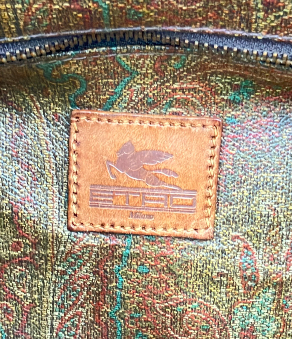 訳あり ETRO ボストンバッグ ペイズリー柄 87 051037 85 2 レディース エトロ