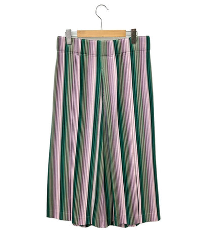 美品 オム プリッセ イッセイミヤケ プリーツストライプパンツ メンズ SIZE 3 (L) HOMME PLISSE ISSEY MIYAKE