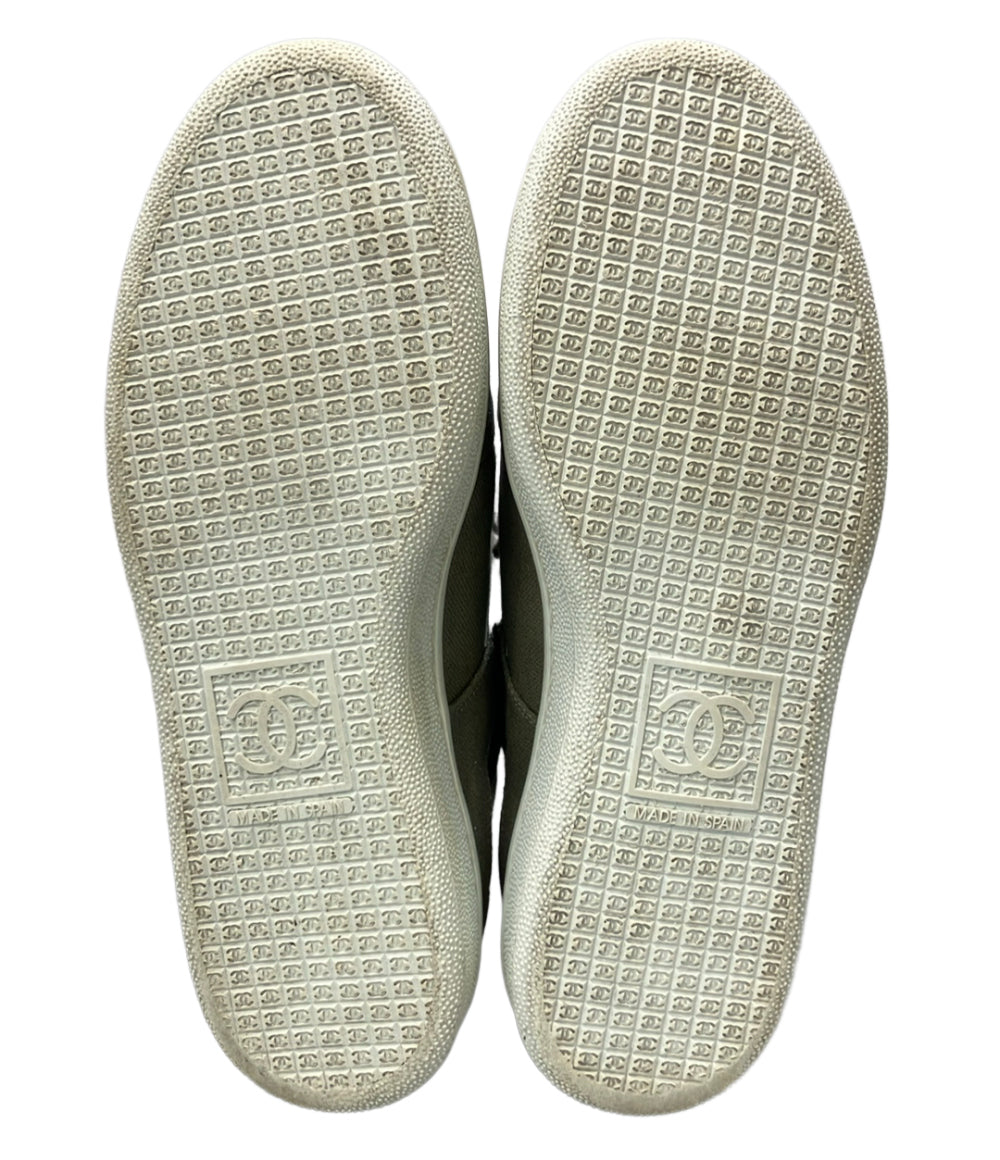CHANEL マトラッセキャンバススニーカー G24838 レディース SIZE 37 1/2 (24.5cm) シャネル