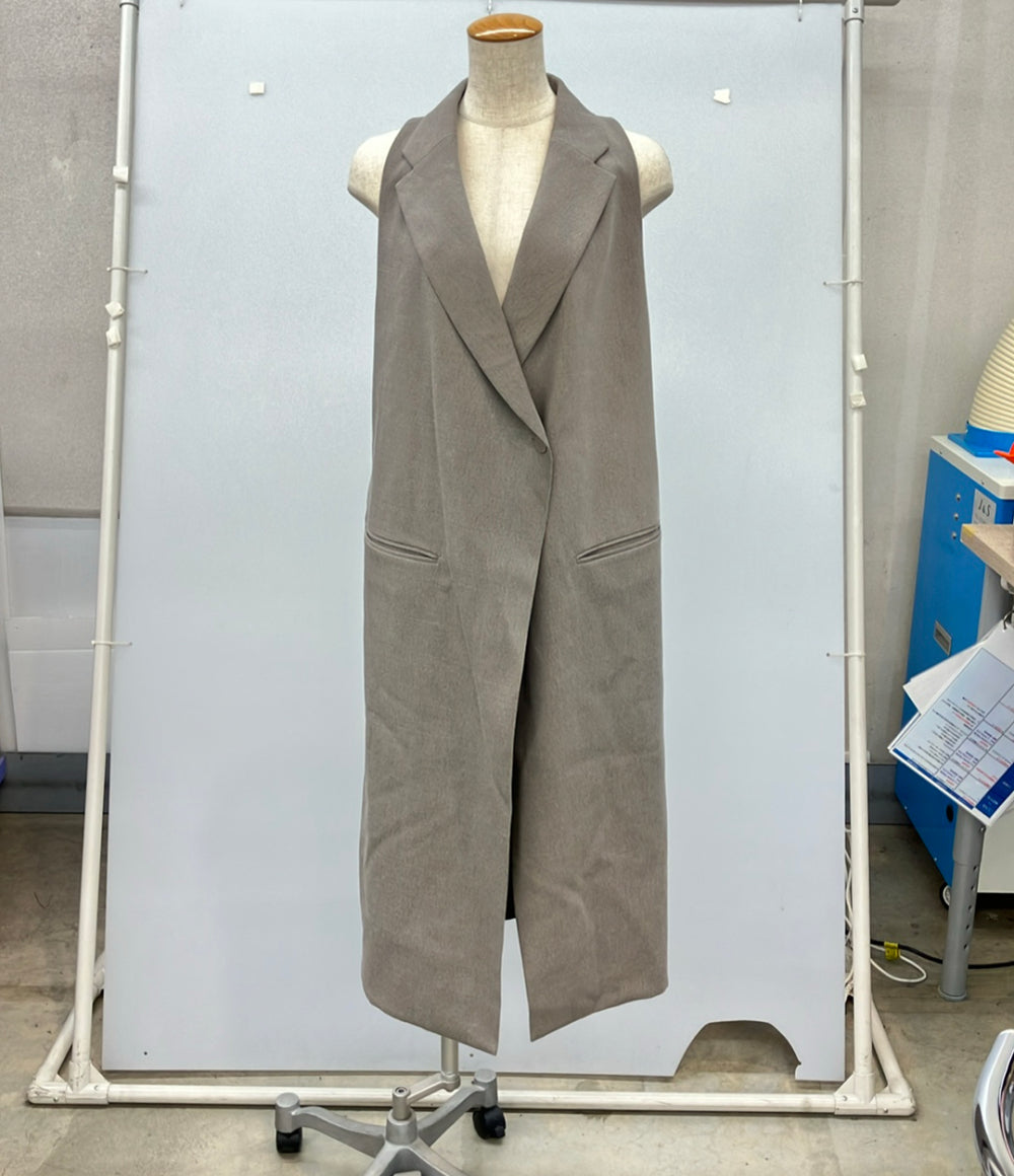 美品 HERMES ロングジレ 4E0119DE レディース SIZE 38 (M) エルメス