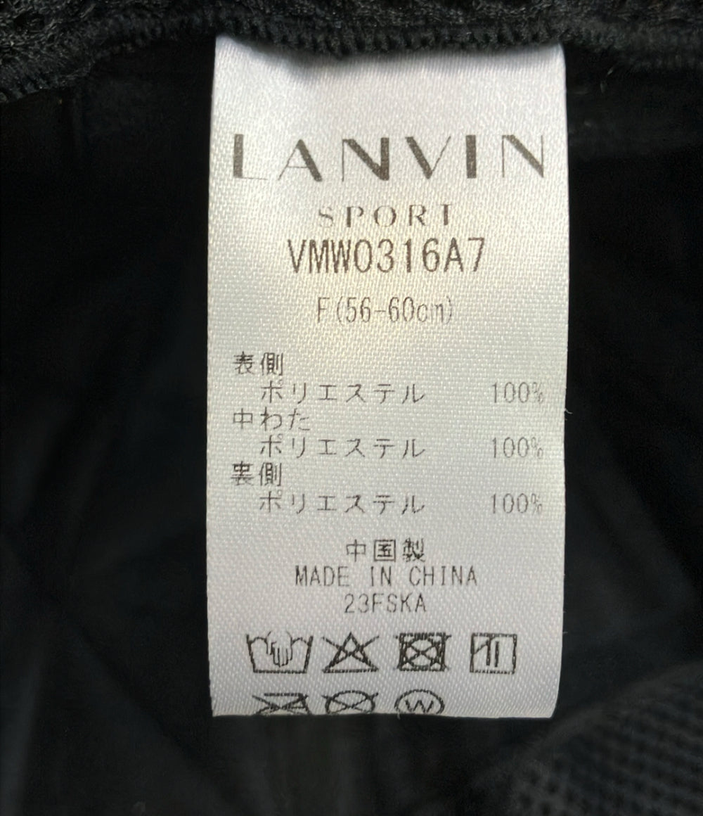 LANVIN SPORT キャップ キルティング マジックテープ式 VMW0316A7 メンズ SIZE F ランバン スポール