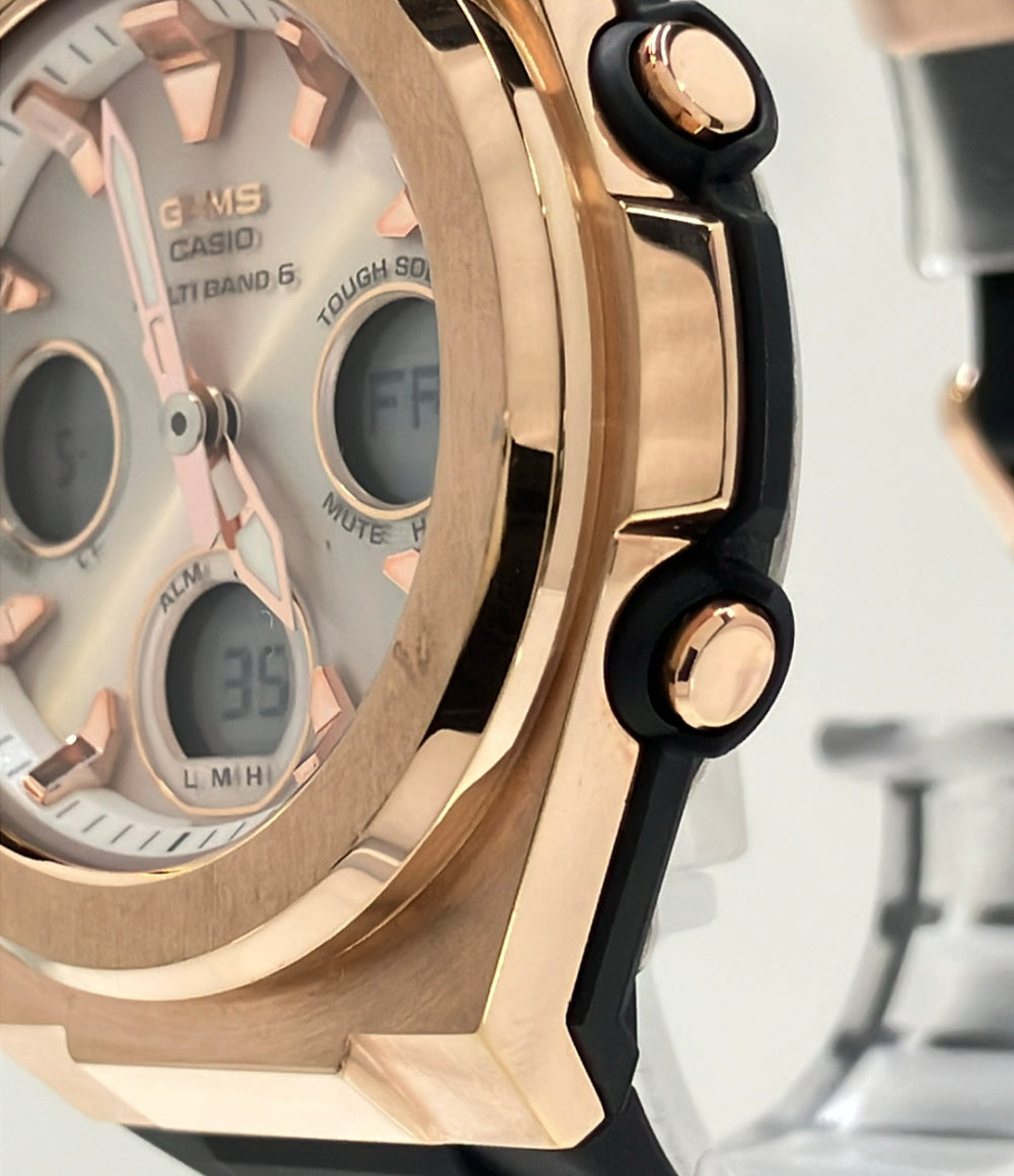CASIO 腕時計 G-MS Baby-G ソーラー シルバー MSG-W600G レディース カシオ