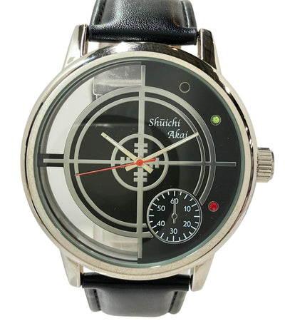 USJ 腕時計 名探偵コナン 赤井秀一 クオーツ ブラック メンズ