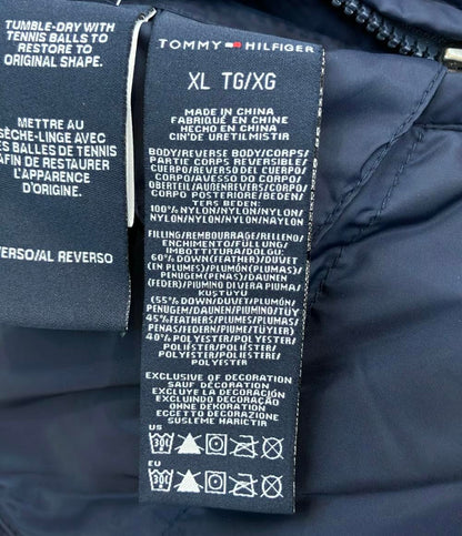 トミーヒルフィガー 中綿ジャケット リバーシブル メンズ SIZE XL TOMMY HILFIGER