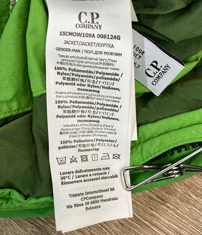 C.P.Company ナイロンジャケット フード付き ダブルジップ Goggle Jacket 15CMOW109A 006124G メンズ SIZE 46 (S) シーピーカンパニー