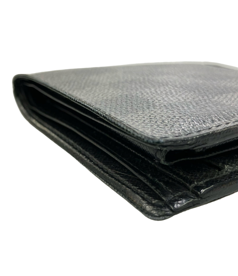 LOUIS VUITTON 二つ折り財布 キャンバス ポルトフォイユマルコ ダミエ グラフィット N62664 メンズ ルイ・ヴィトン