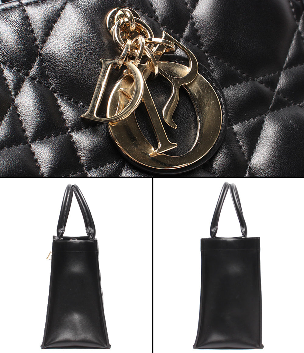 Christian Dior 2WAYトートバッグ ショルダーバッグ 肩掛け ブックトートバッグ ミディアム マクロカナージュ レディース クリスチャンディオール