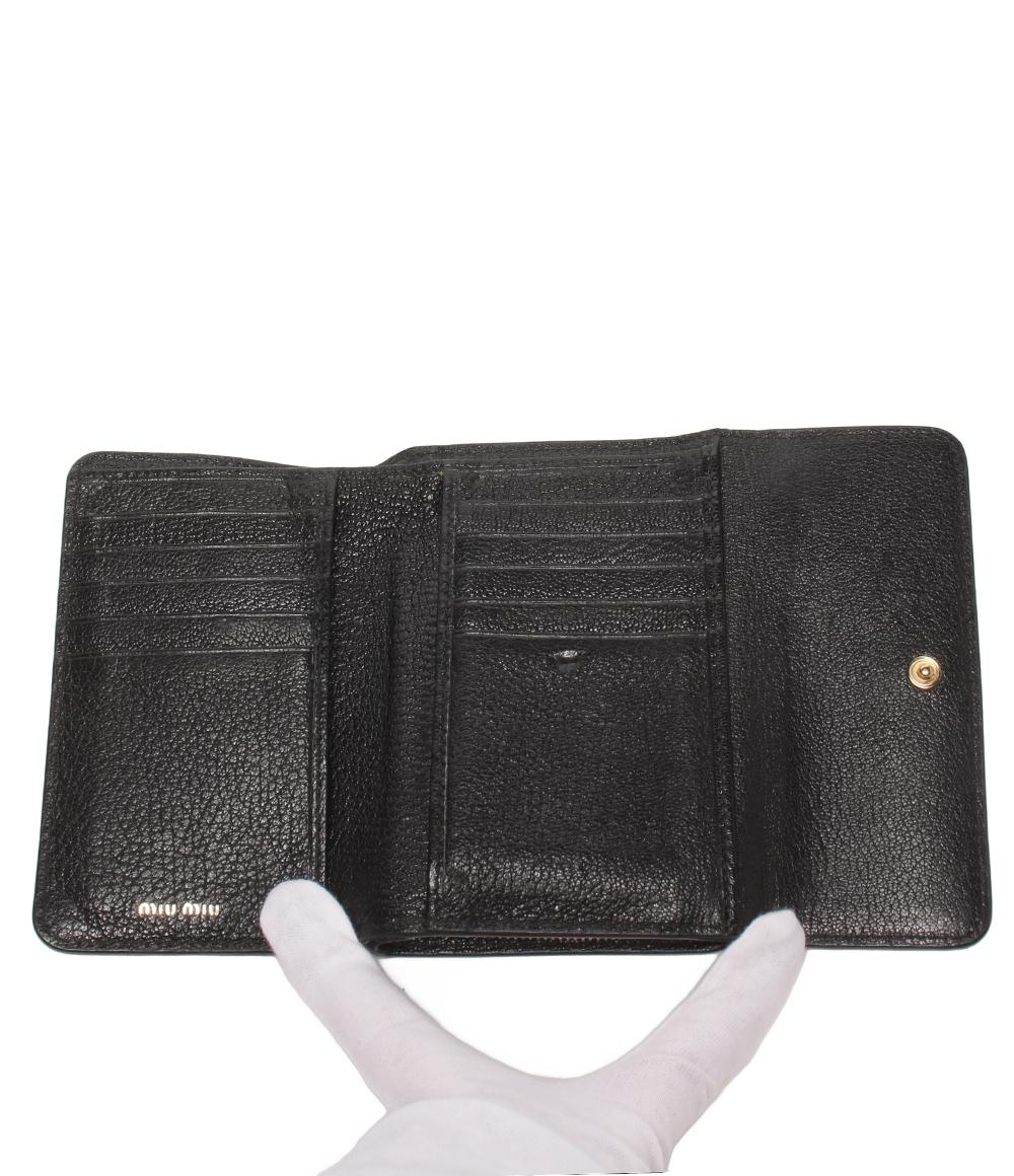 ミュウミュウ 三つ折り財布 レディース MIUMIU