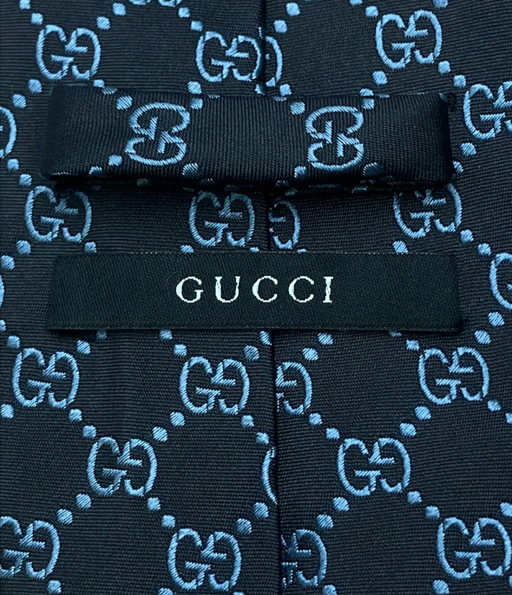 GUCCI ネクタイ シルク100% GG柄 メンズ グッチ