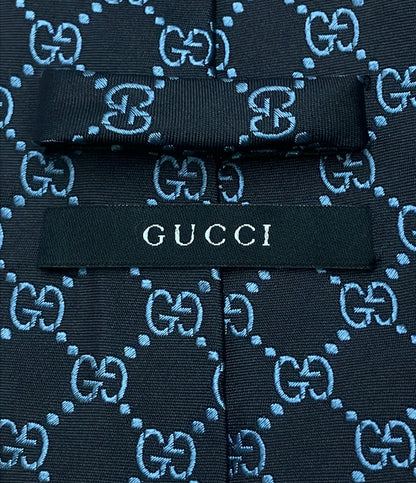 GUCCI ネクタイ シルク100% GG柄 メンズ グッチ