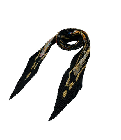 HERMES カレ90 プリーツ スカーフ シルク100% LES TAMBOURS レディース エルメス