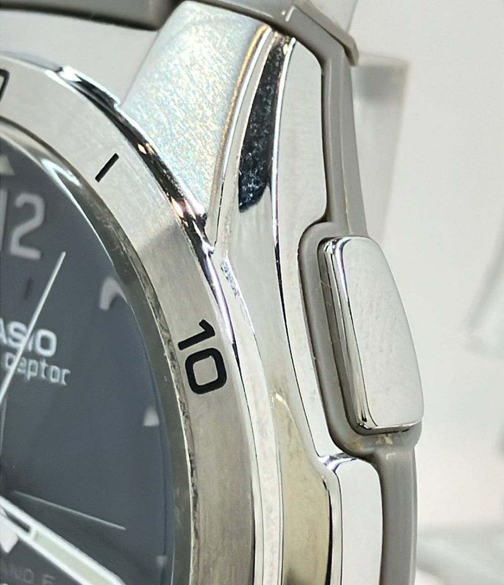 CASIO 腕時計 ソーラー ネイビー WVA-M640 メンズ カシオ