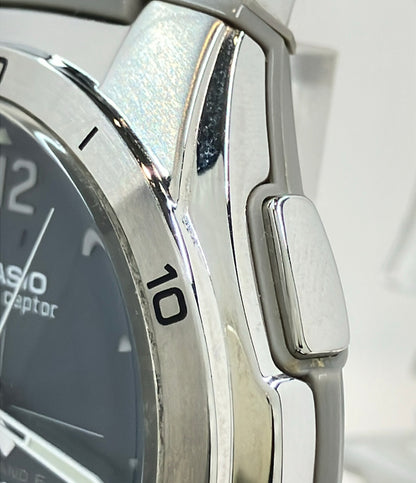CASIO 腕時計 ソーラー ネイビー WVA-M640 メンズ カシオ