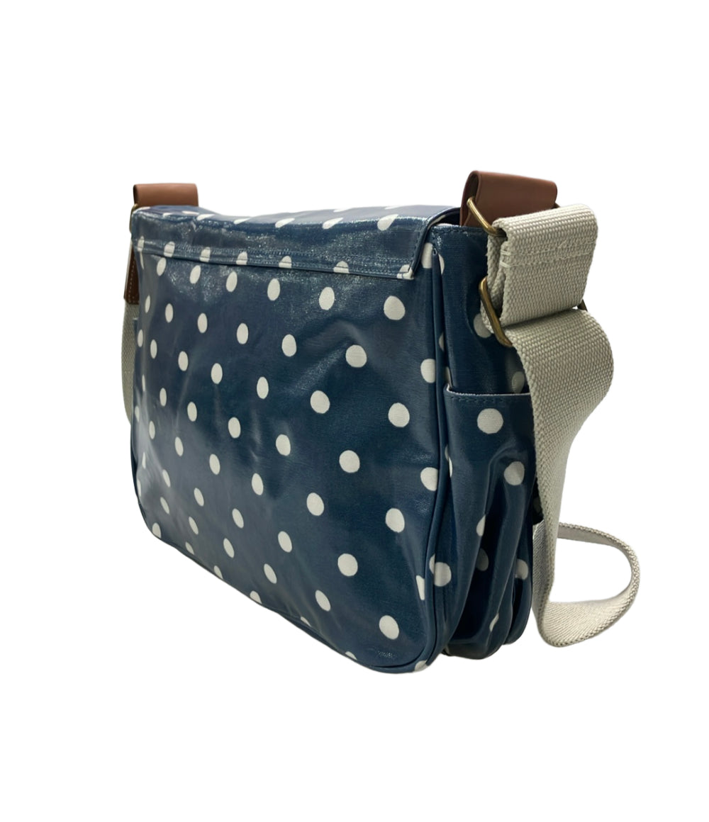 美品 Cath Kidston ショルダーバッグ 斜めがけ メッセンジャーバッグ ドット柄 レディース キャスキッドソン