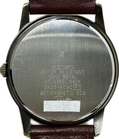 SEIKO 腕時計 アベニュー Avenue クオーツ 2K23-6090 レディース メンズ セイコー