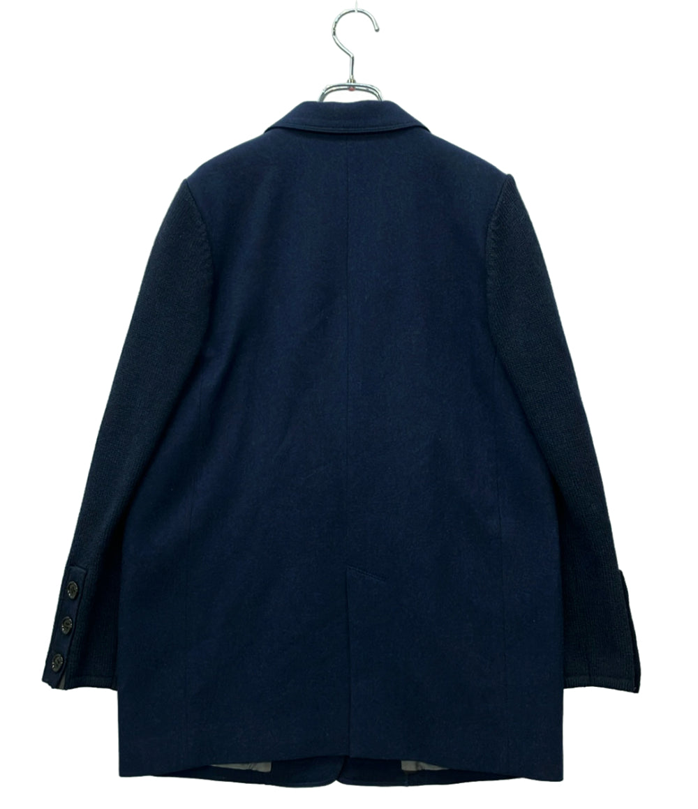 BURBERRY LONDON 切り替えニットコート B1E19-835-28 メンズ SIZE 38 (M) バーバリーロンドン