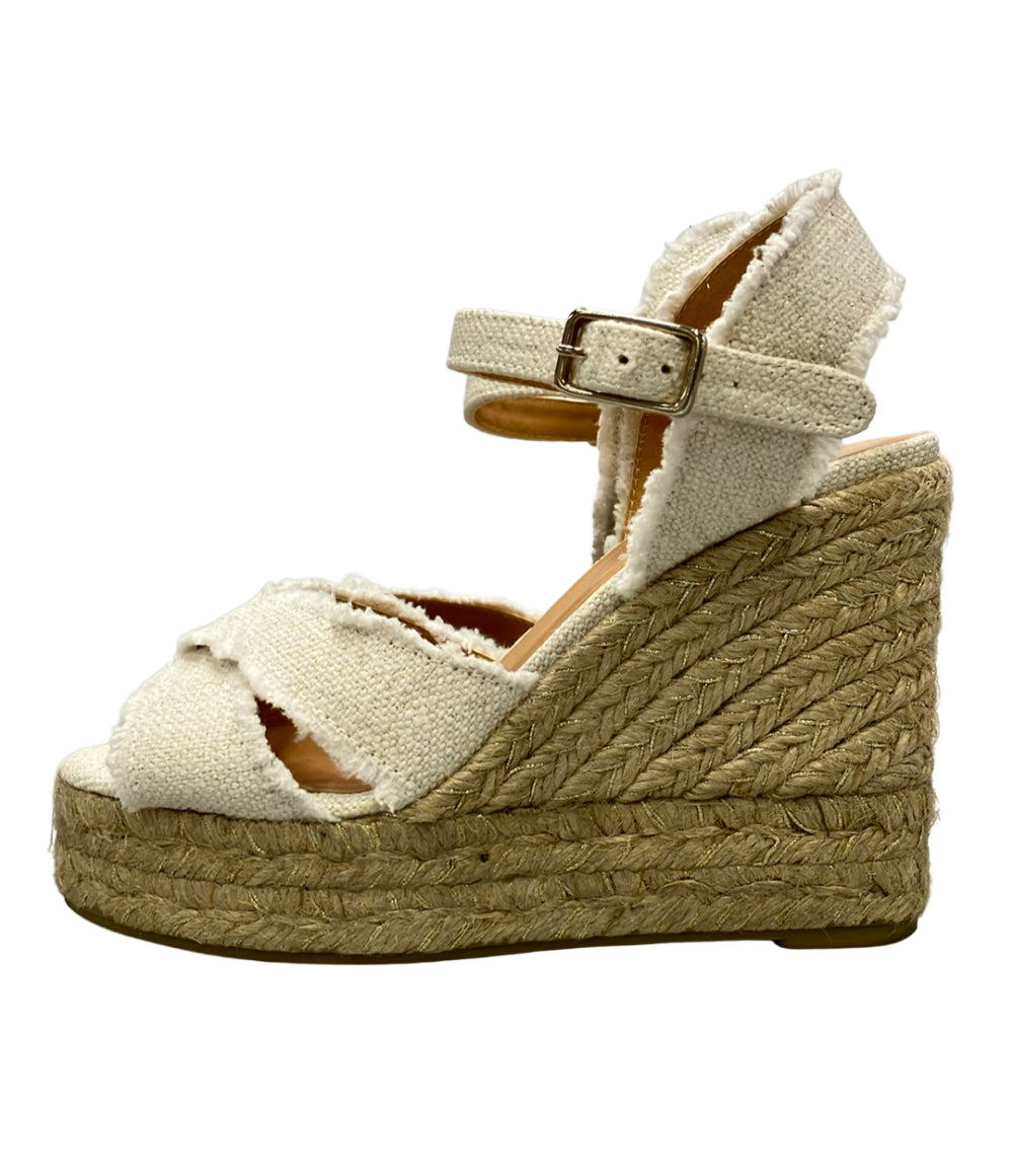 Castaner ウェッジソールアンクルストラップサンダル レディース SIZE 35 カスタニエール