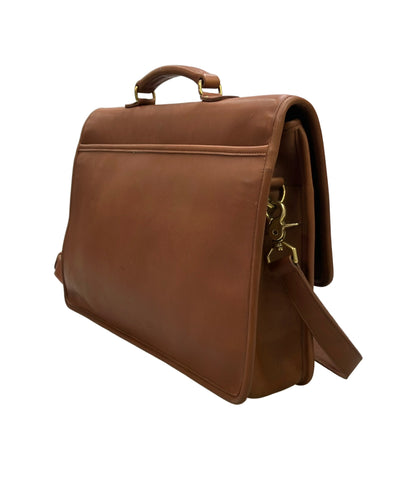 COACH レザー ブリーフケース ショルダーバッグ 2WAY 斜め掛け 5275 メンズ コーチ