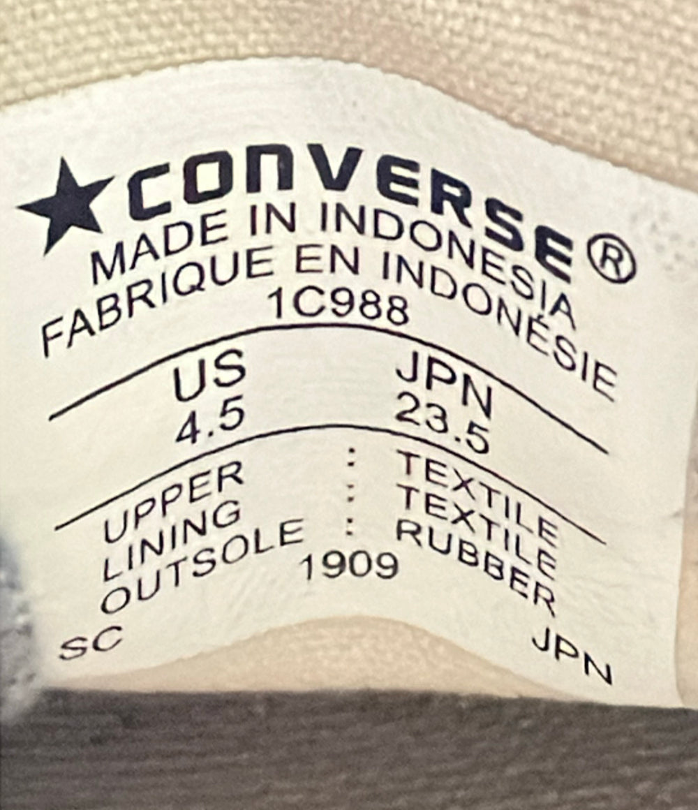 CONVERSE ハイカットスニーカー キャンバス オールスター ハイ 1C988 レディース SIZE 23.5 コンバース