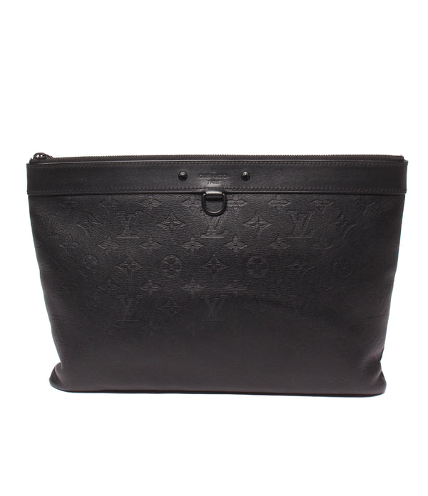 LOUIS VUITTON クラッチバッグ セカンドバッグ ポシェット ディスカバリー モノグラム シャドウ M62903 メンズ ルイ・ヴィトン