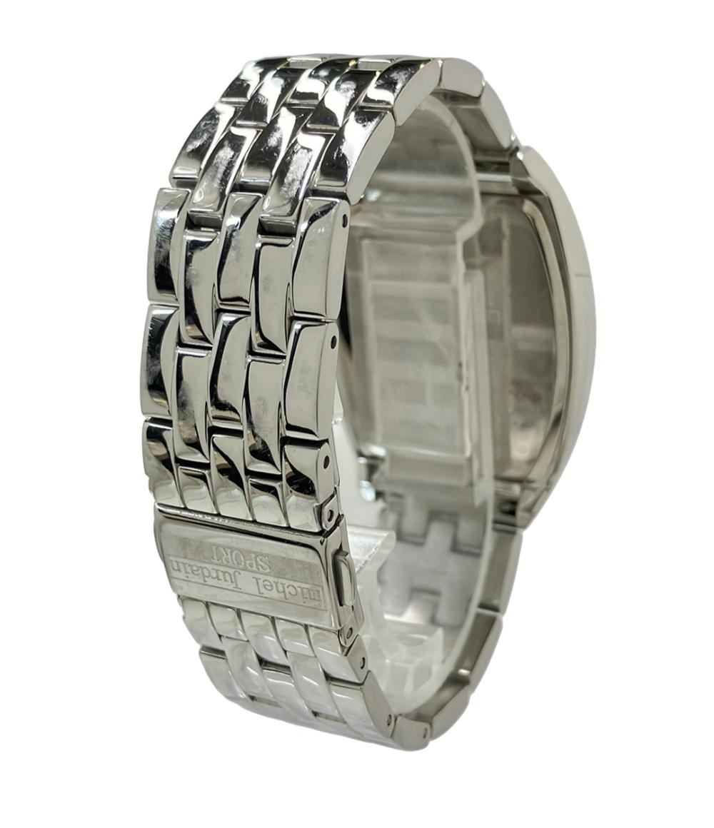 MICHEL JURDAIN 腕時計 クオーツ ブラック SG-1000 メンズ ミッシェル・ジョルダン