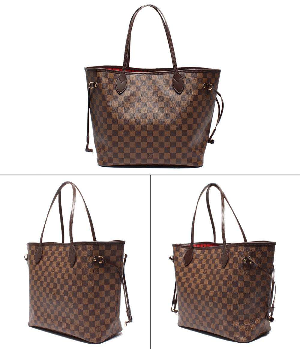 美品 ルイ・ヴィトン ルイヴィトン トートバッグ ショルダーバッグ 肩掛け ネヴァーフルMM ダミエ N51105 レディース LOUIS VUITTON